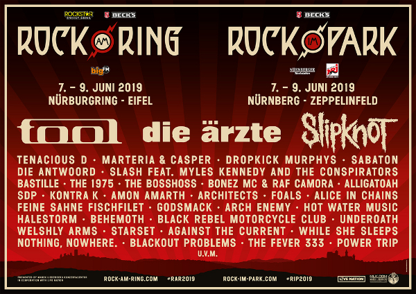 Rock am Ring und Rock im Park Plakat 2019