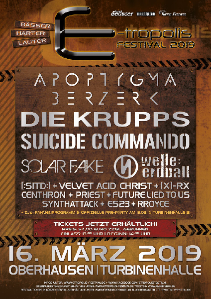 Amphi Festival 2019 Finales Line Up