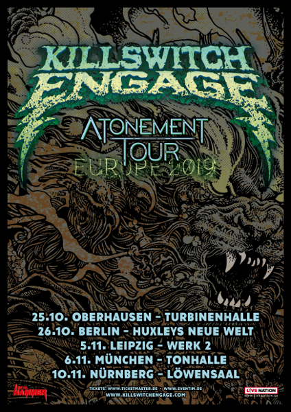 Killswitch Engage: Deutschlandtour 2019