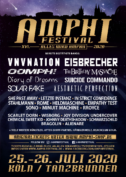 Amphi Festival 2020 Flyer