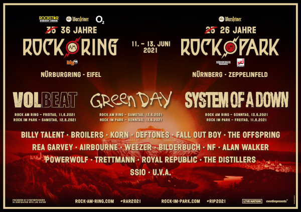 Rock am Ring | Rock im Park 2021