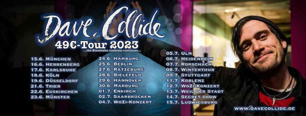 Dave Collide: 49€-Tour 2023