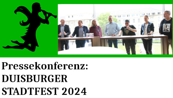 DUISBURGER STADTFEST 2024 Pressekonferenz Thumbnail