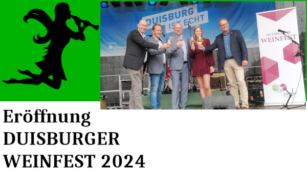 Duisburger Weinfest 2024: Erffnung