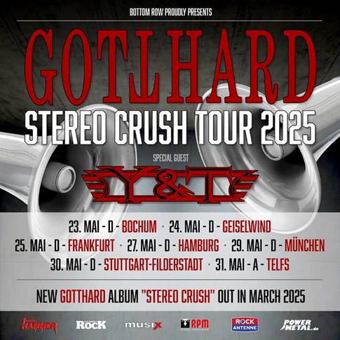 GOTTHARD: Neues Album und Tour 2025