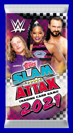 WWE Slam Attax 2021 Kartenpäckchen Motiv 1