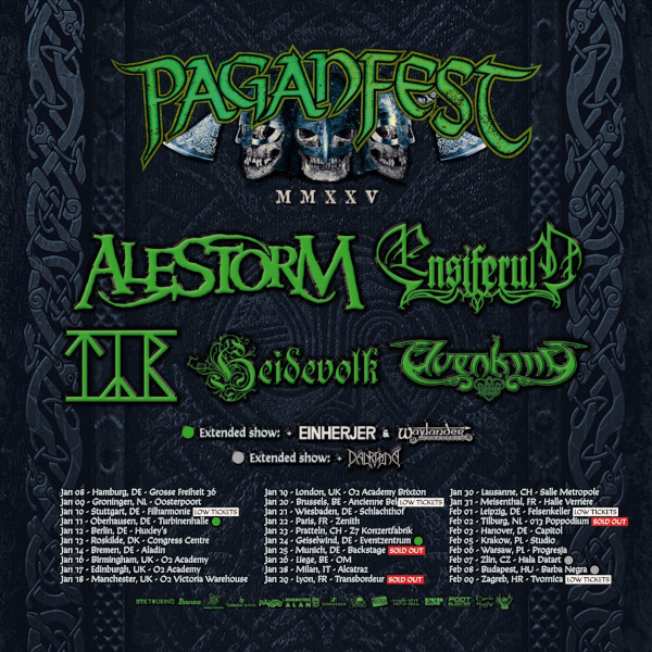 PAGANFEST MMXXV: Tour ist gestartet!