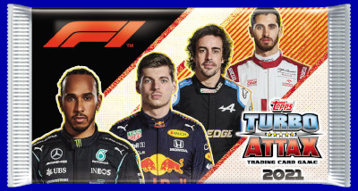 Formula 1 Turbo Attax 2021 Kartenpäckchen Motiv 1