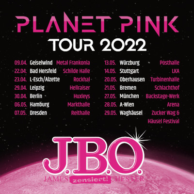 J.B.O. - Planet Pink - Tour Frhjahr 2022