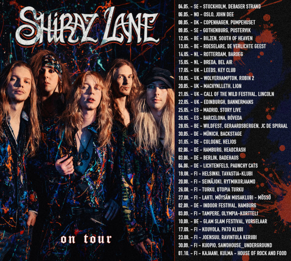 Shiraz Lane: Tourdaten 2022