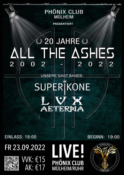 20 Jahre All The Ashes - Flyer