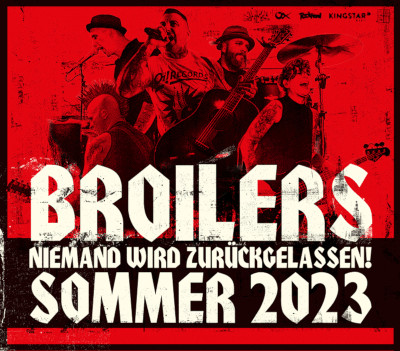 Broilers - Niemand wird zurückgelassen! - Tour 2023